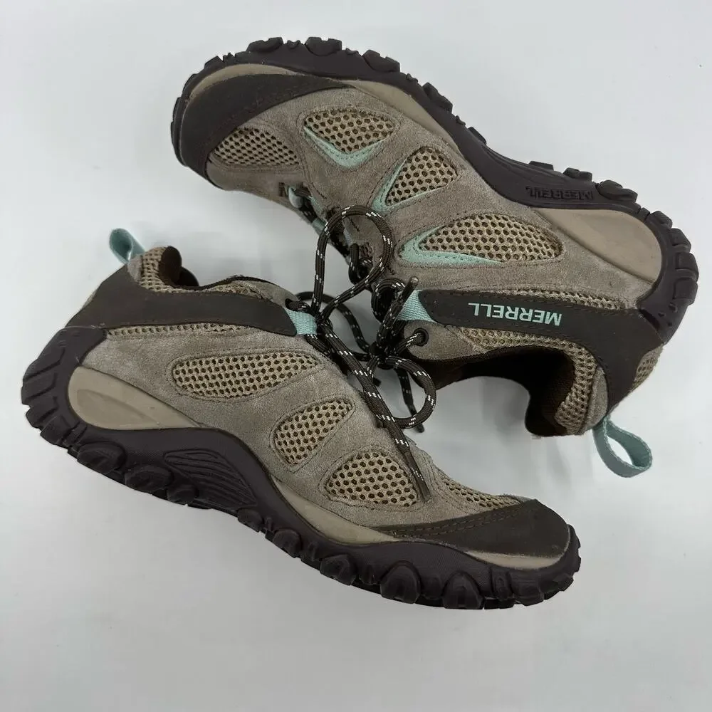 Merrell Waterproof Hiking Boot Yokota 2 Womens Shoes US7 Lace Up Outdoor Boulder